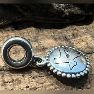 Authentic Pandora Texas Houston Exclusive Charm Dangle Bead Travel Destination